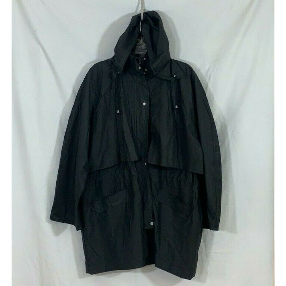 Totes Trench Coat Long Rain Jacket Pockets Sx XL